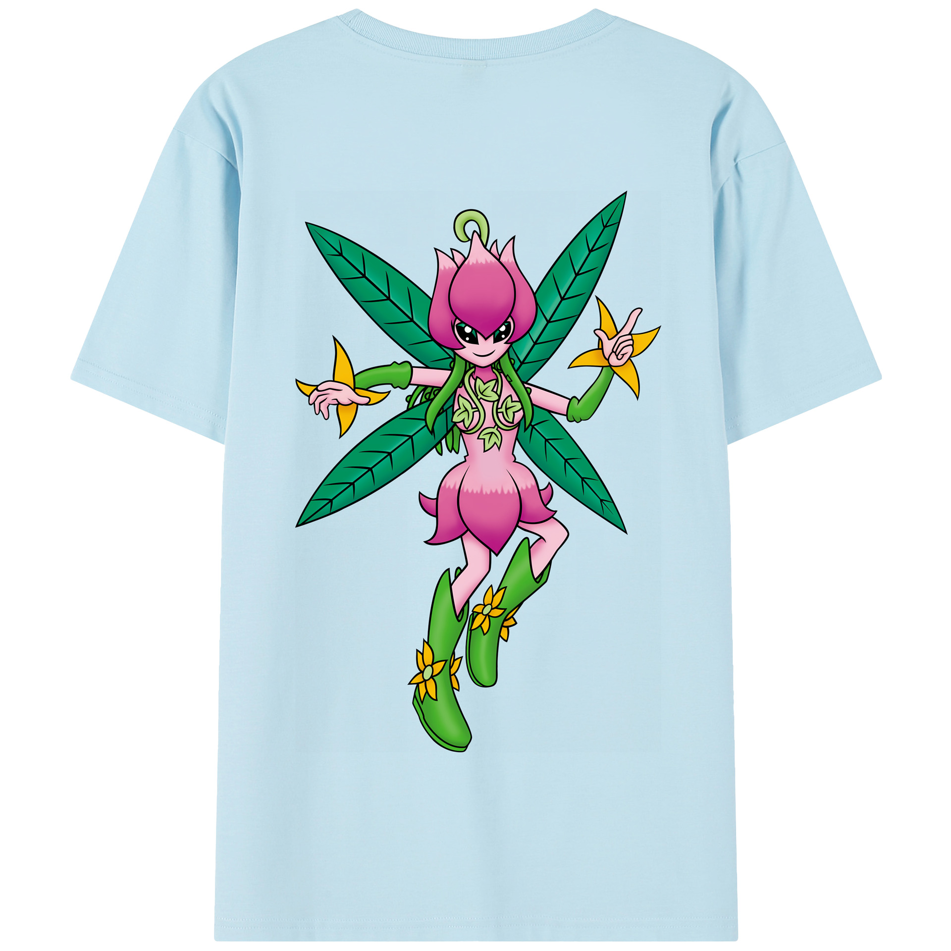 （画像用） Digimon デジタルモンスター/デジモン 綿100％半袖Tシャツ（背面プリント）